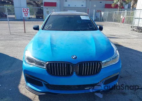 2017 BMW 750 I z USA, uszkodzony, nr VIN WBA7F0C34HGM22159